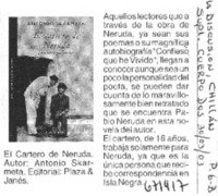 Cartero de Neruda.