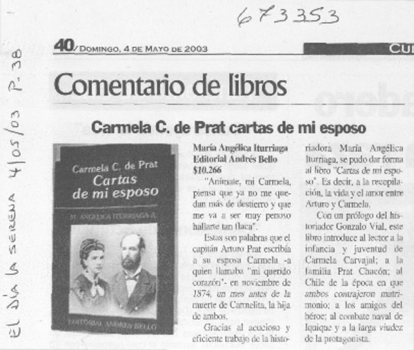 Carmela C. de Prat cartas de mi esposo.