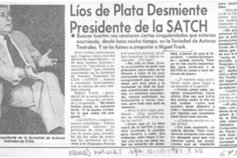 Líos de Plata desmiente Presidente de la SATCH: [entrevista]