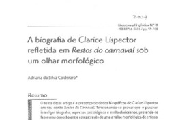 A biografia de Clarice Lispector