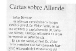 Carta sobre Allende