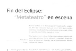 Fin del Eclipse: "Metateatro" en escena