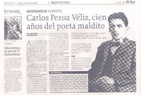 Carlos Pezoa Véliz, cien años del poeta maldito