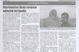 Puertovarino firma contrato editorial en españa (entrevistas)