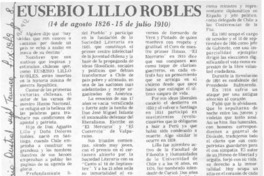 Eusebio Lillo Robles.