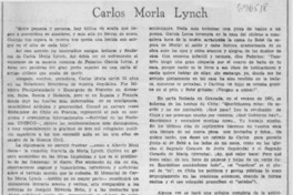 Carlos Morla Lynch