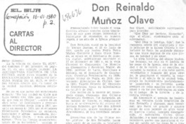 Don Reinaldo Muñoz Olave