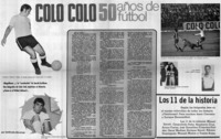 Colo Colo 50 años de fútbol