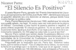 "El Silencio es positivo".