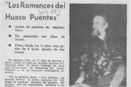 Los Romances del huaso Puentes.