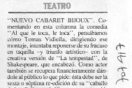 "Nuevo Cabaret Bijoux".