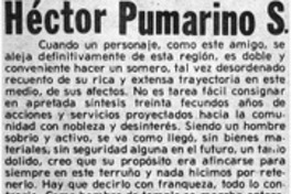 Héctor Pumarino S.