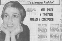 Yael Unger y Tennyson Ferrada a Concepción.