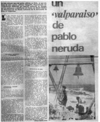 Un "Valparaíso" de Pablo Neruda