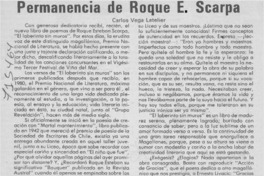 Permanencia de Roque E. Scarpa