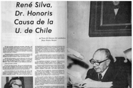 René Silva, dr. Honoris causa de la U. de Chile