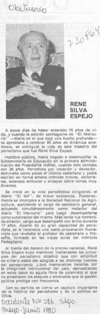 René Silva Espejo.