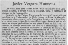 Javier Vergara Huneeus