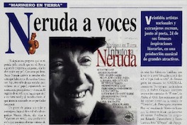 Neruda a voces.