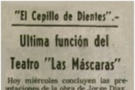 "El Cepillo de Dientes".
