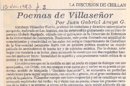 Poemas de Villaseñor