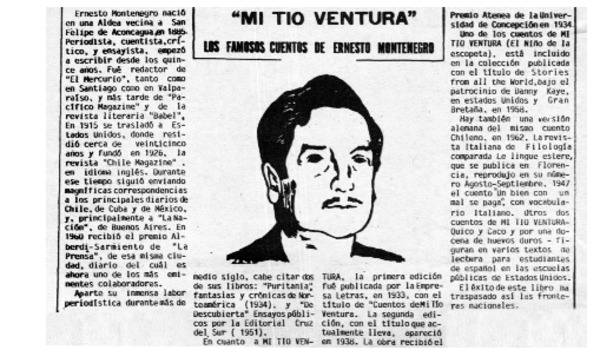 "Mi tío Ventura".
