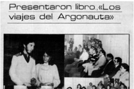 Presentaron libro, "Los viajes del argonauta".
