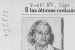 Falleció la escritora Blanca Luz Brum.