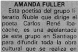 Amanda Fuller.