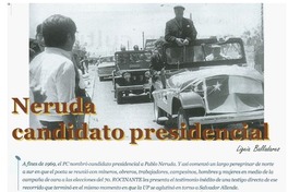Neruda candidato presidencial