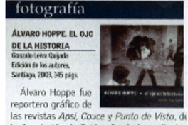 Alvaro Hoppe. El ojo de la historia