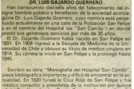Dr. Luis Gajardo Guerrero