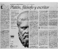 Platón, filósofo y escritor : [entrevistas]