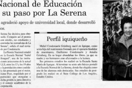 Premio Nacional de Educación recuerda su paso por La Serena.