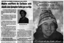 Madre escritora de Curimón está dando una ejemplar lucha por su hija.