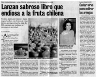 Lanzan sabroso libro que endiosa a la fruta chilena (entrevista)