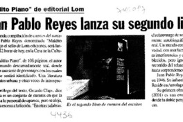 Juan Pablo Reyes lanza su segundo libro