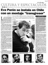 Eva Perón se instala en Chile con un montaje "transgresor"