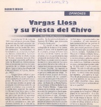 Vargas Llosa y su fiesta del Chivo