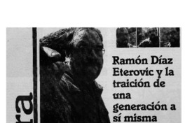 Ramón Díaz Eterovic y la traición de una generación a sí misma [entrevistas]