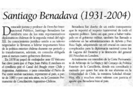 Santiago Benadava (1931-2004).