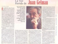 La voz herida de Juan Gelman