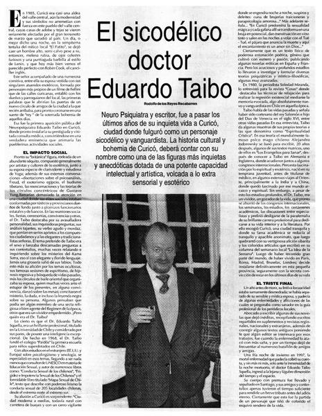 El sicodélico doctor Eduardo Taibo