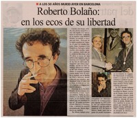 Roberto Bolaño: en los ecos de su libertad.