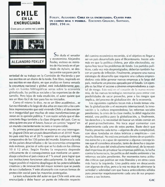 Chile en la encrucijada. Claves para un camino real y posible
