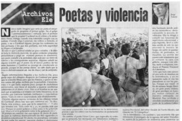 Poetas y violencia