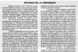 Defensa de la hispanidad