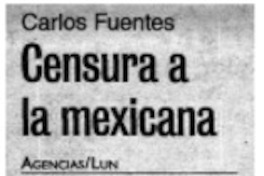 Censura a la mexicana.