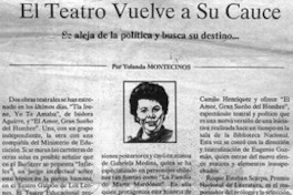 El teatro vuelve a su cauce