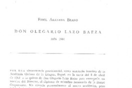 Don Olegario Lazo Baeza